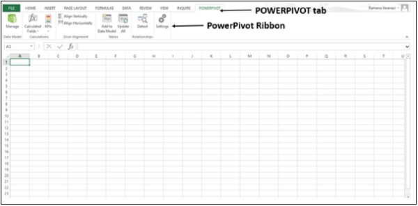 PowerPivot 表
