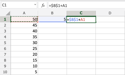 Excel加法运算符
