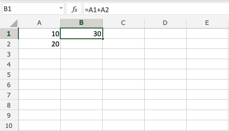 Excel加法运算符