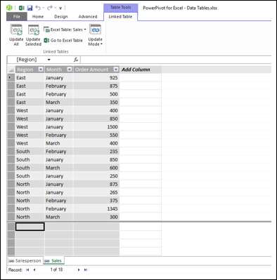 Excel 表格销售